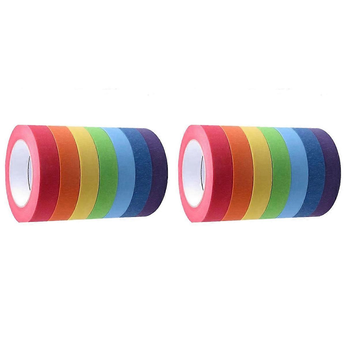 Colored Masking Tape,Colored Painters Tape for Arts and Crafts,Drafting Tape,Craft Tape Tape Paper T