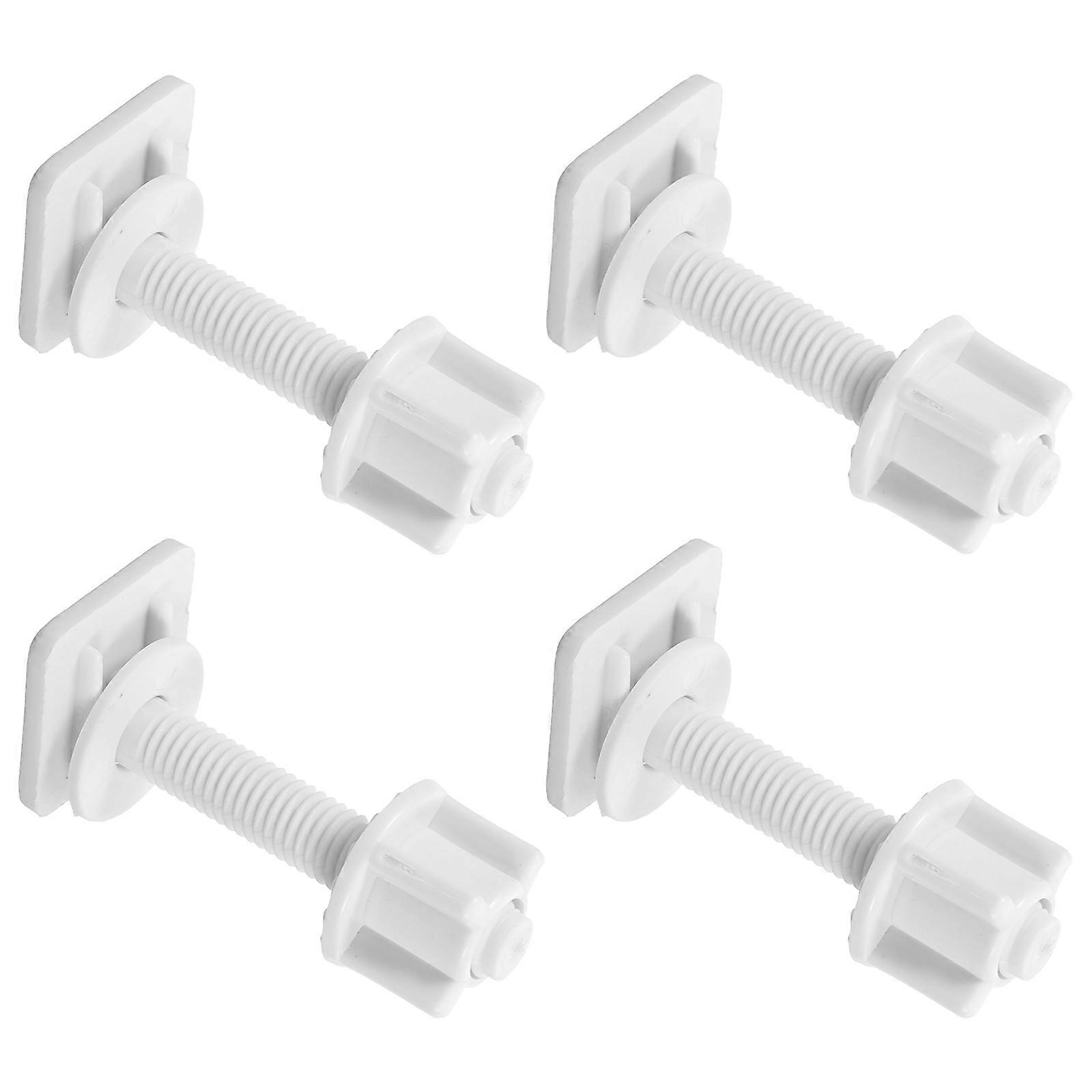4pcs Toilet Seat Screw Replacement Kit Durable, Universal Fit for All Toilet Models, Easy Installation, Stable Fixation for Bowl Lid Accessories