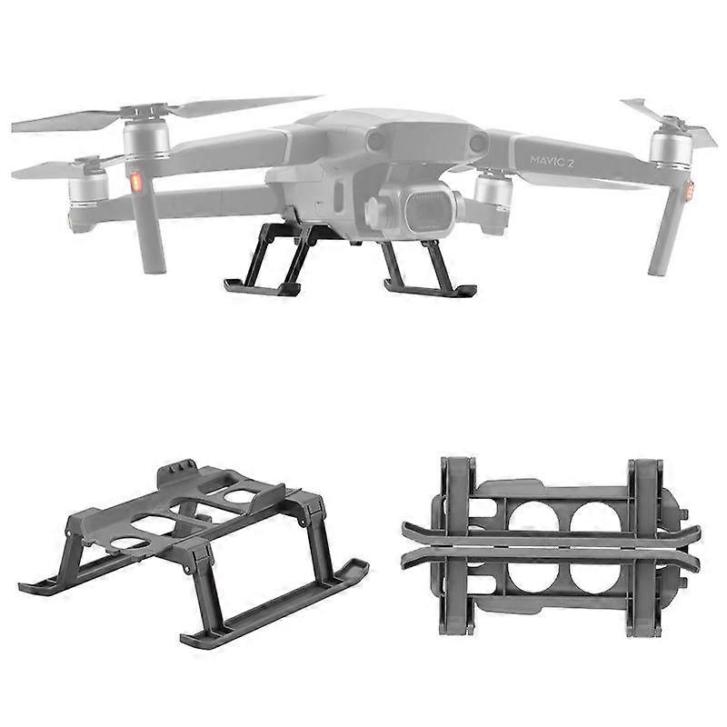 For DJI Mavic 2 BRDRC Sled Folding Heightened Landing Gear Training Rack (Grey)