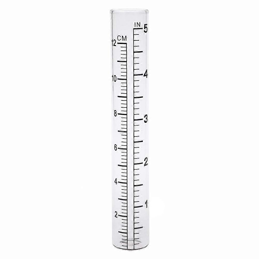 Plastic Graduated Test Tubes Vial Container Storage Powder Measuring Rainfall