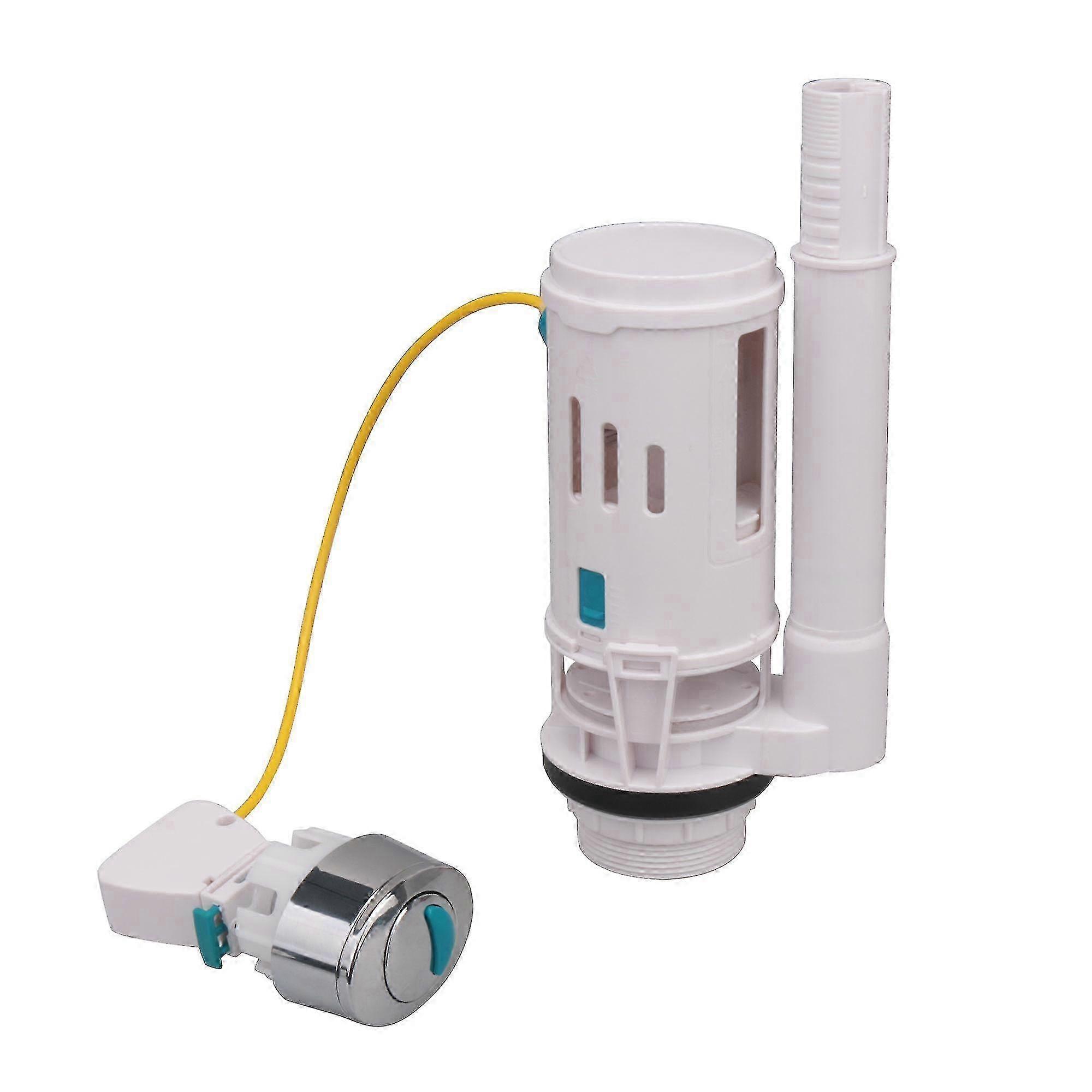 Push Button Dual Flush Draw Off Valve Suitable for 2.36-2.95 Inch Drainage