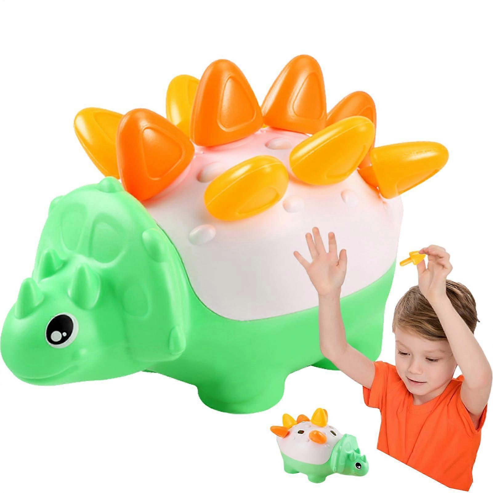 Dinosaur games for color recognition and skill development – Fine motor skills game for home, school, indoor, and outdoor use.