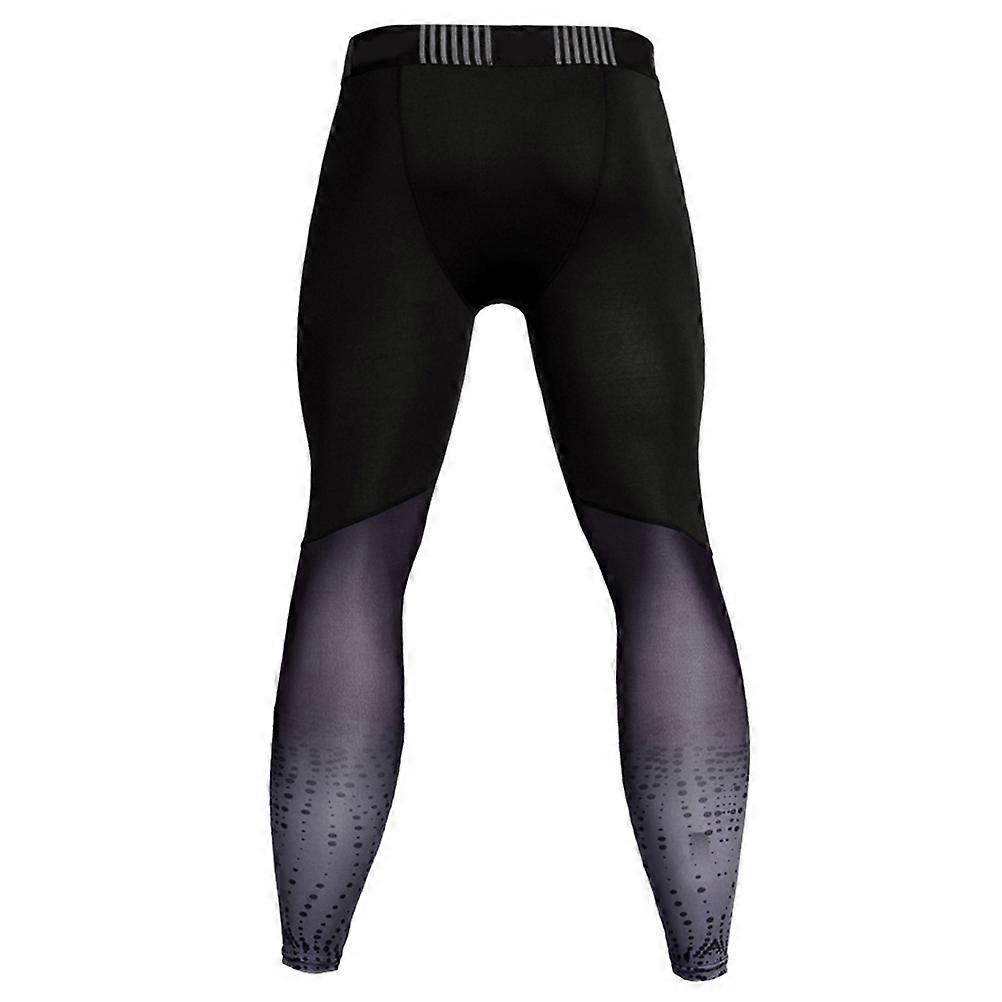 Legging pour homme pour le sport Collants de compression pour la course à pied Gym Entraînement Séchage rapide Gris XXL 1Pack