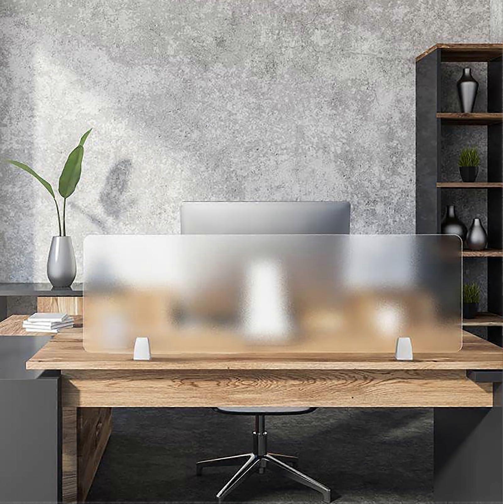 Acrylic desk partitions, privacy screens, detachable, portable, suitable for workstations, libraries, and schools, ensuring privacy.