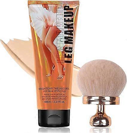 Miracle De Paris Leg Makeup, Miracle De Paris Body Coverage Perfector, All Over Complexion Perfector for Legs with Brush,Tattoo Cover Up Makeups, Leg