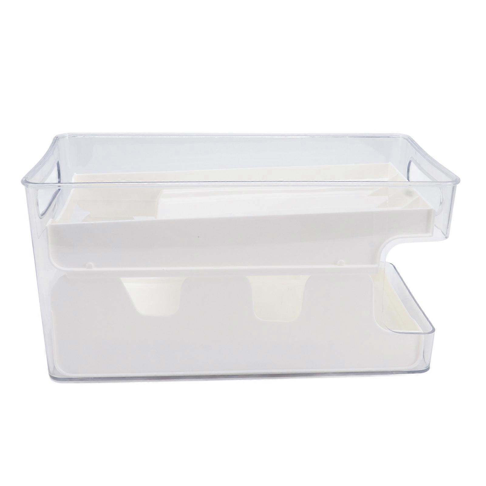 2 Tier Soda Can Rack Beverage Can Can Storage Holder Can Holder for Pantry Refrigerator