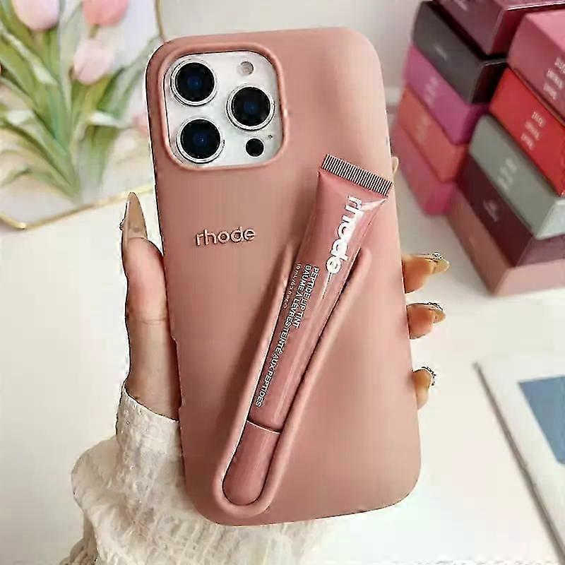 Rhode Lip Gloss Toast Phone Case for iPhone 16 15 14 13 12 11 Pro Max