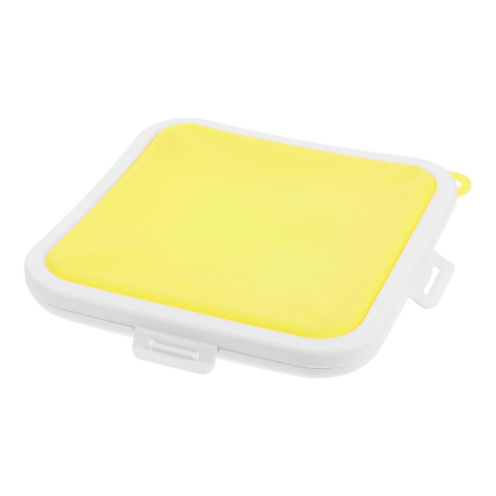 Portable Silicone Sandwich Container with Leakproof Lid – Reusable Food Storage Box for Freshness and Organized Snack Storage