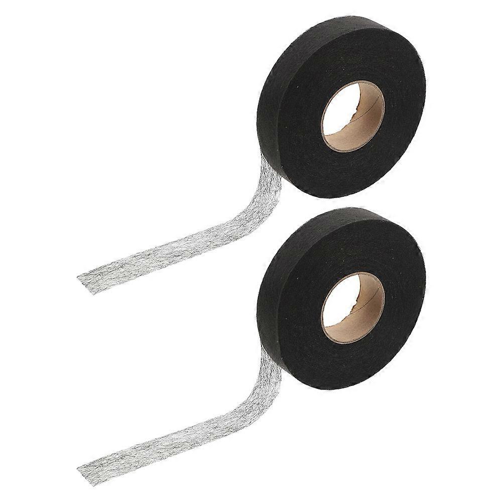 2 Rolls Iron On Fabric Hemming Tape for DIY Projects | Wide Yards, Durable Adhesive for Pants, Curtains, Clothes & Pillowcases | Double Sided Design