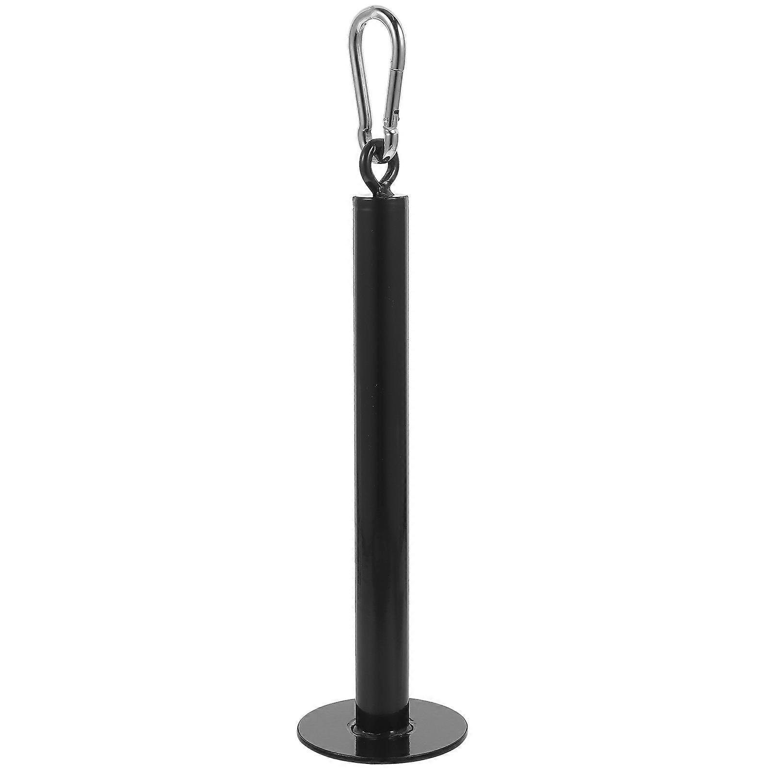 Strength Training Plate Storage Racks Weight Loading Pin Steel Material Black Color 28.00X8.00X8.00CM Home Workout 1Pack