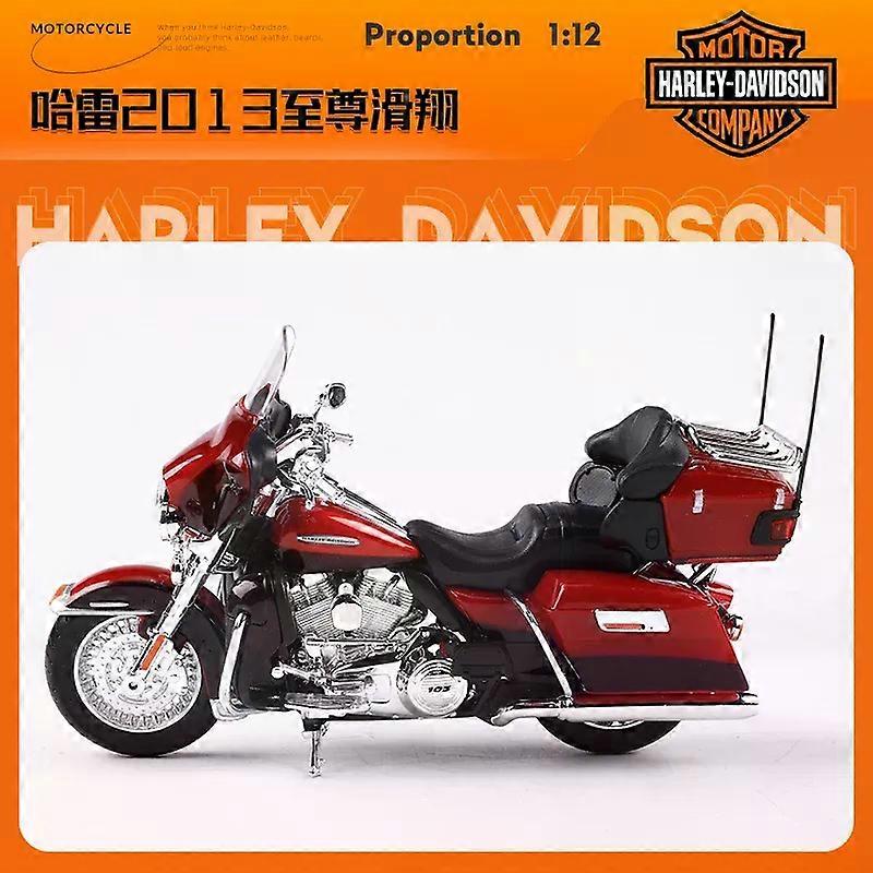 Harley-Davidson Series Classic Simulation Alloy Motorcycle Model Toy Car Collecting