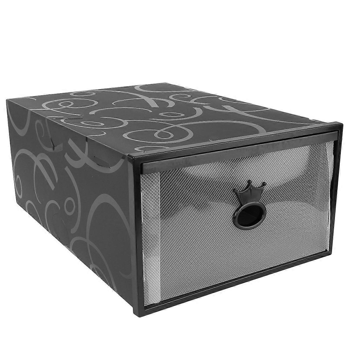 Entryway Shoe Storage Container Plastic Drawer-Type For Home Organization Foldable 1Set