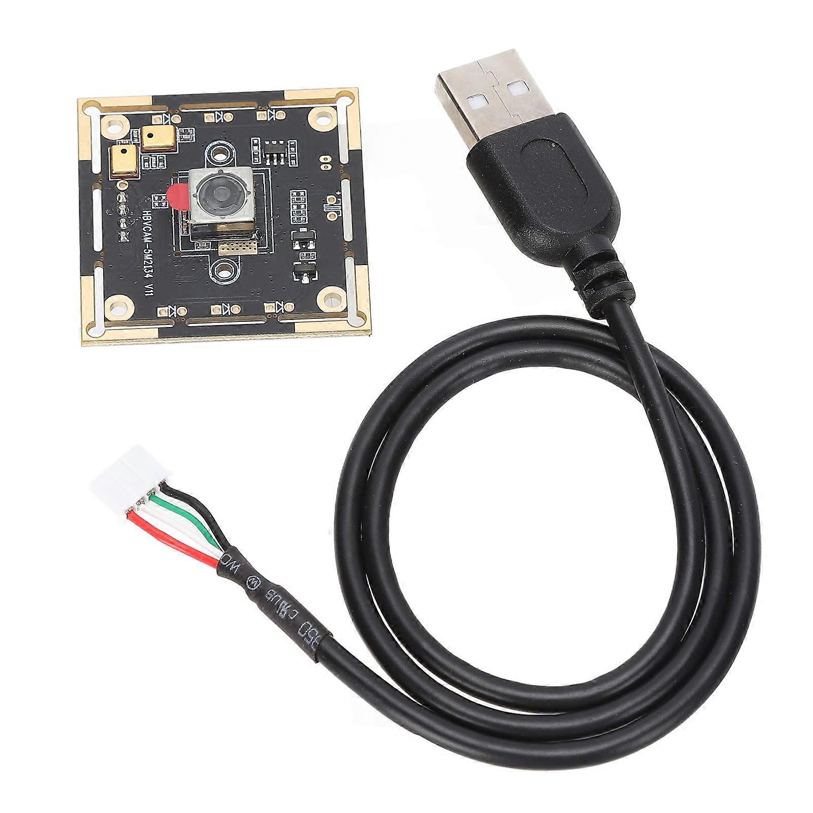 Camera Module, Clear Image, 76° Field of View, Auto Focus Cameras, OV5693, 1/4 Inch CMOS with Microphone for Face Recognition for Advertising Players