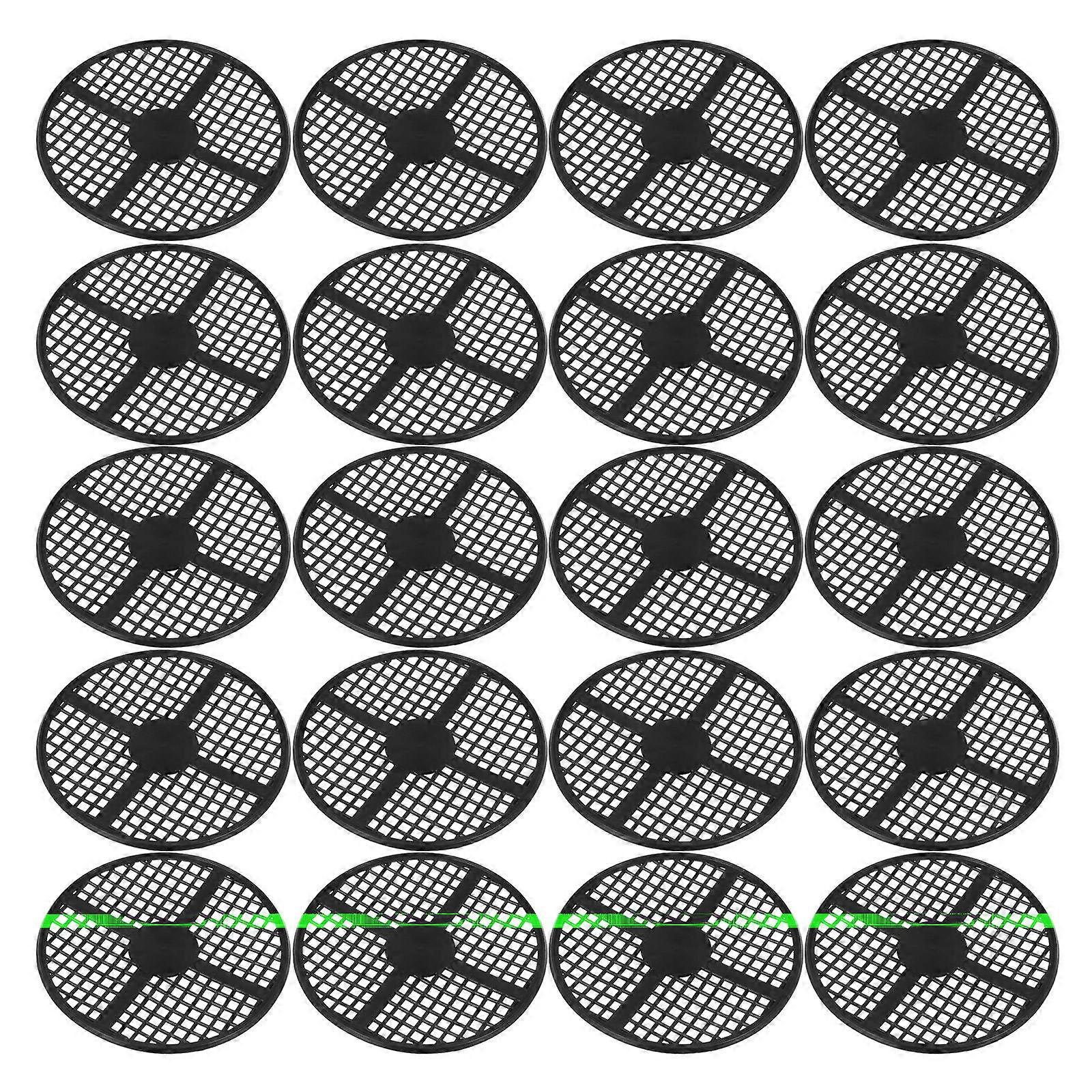 20 Pcs Flowerpot Grid Pads with Drainage Hole for Bonsai Flowerpots