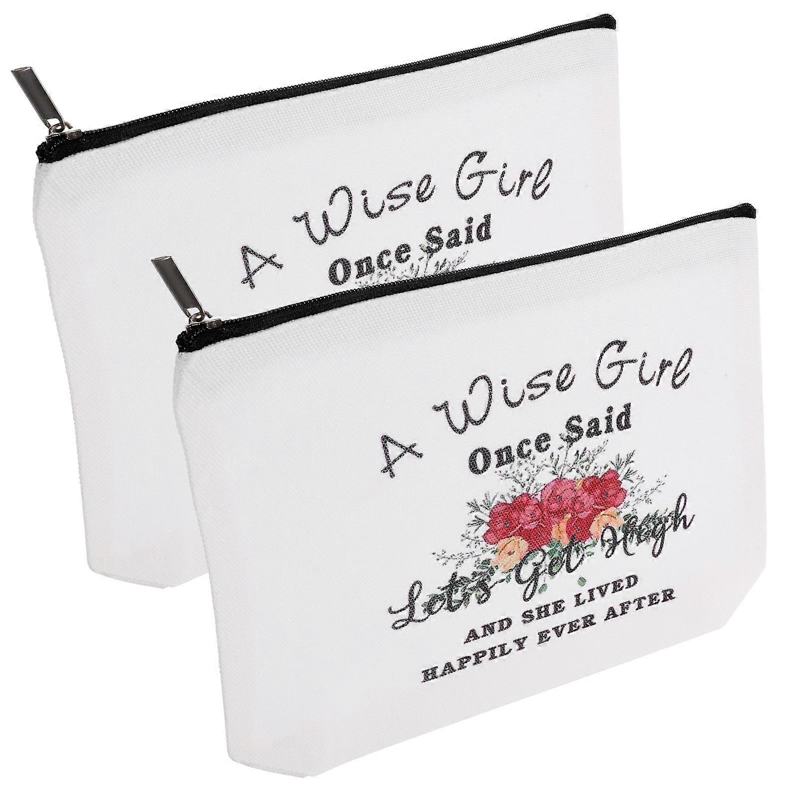 Storage Bag Multi-Purpose Item Storage Bag Indoor Use Outdoor Use Compact Design Canvas Linen 2Pack