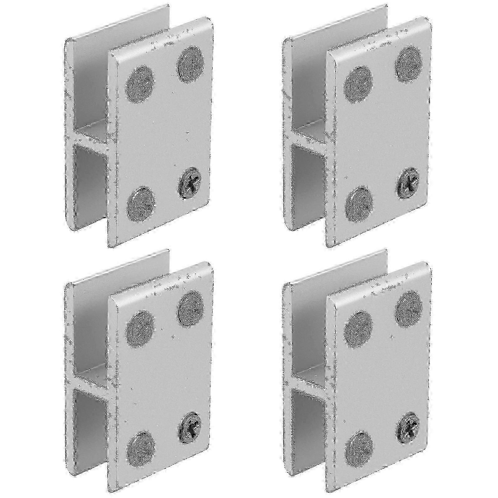 4pcs Glass Clamp Shelf Brackets Supports