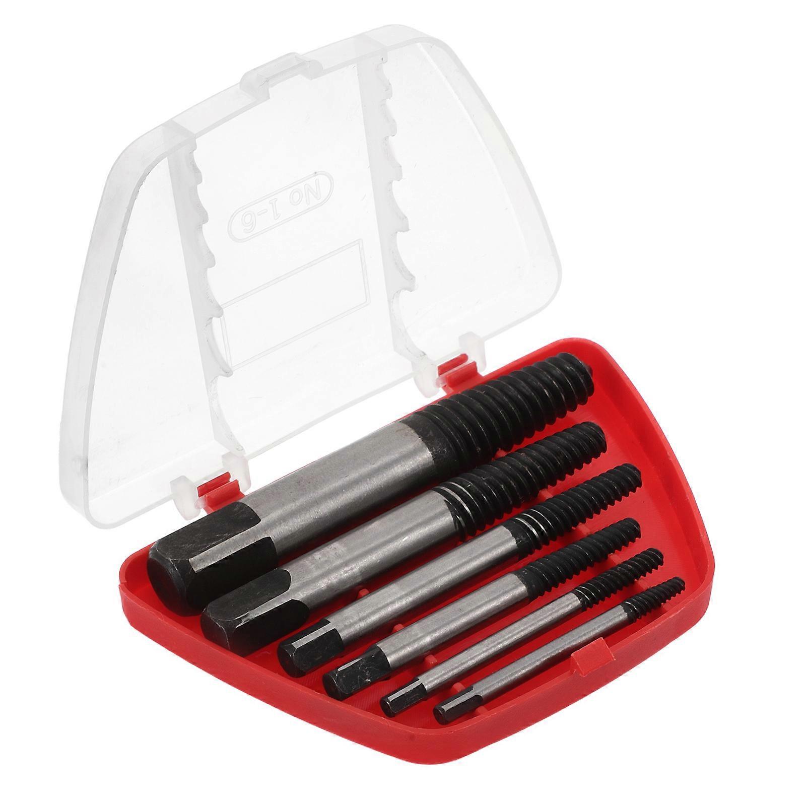 Screw Extractor Kit For Handyman Versatile Design And Durable Construction 6Pcs