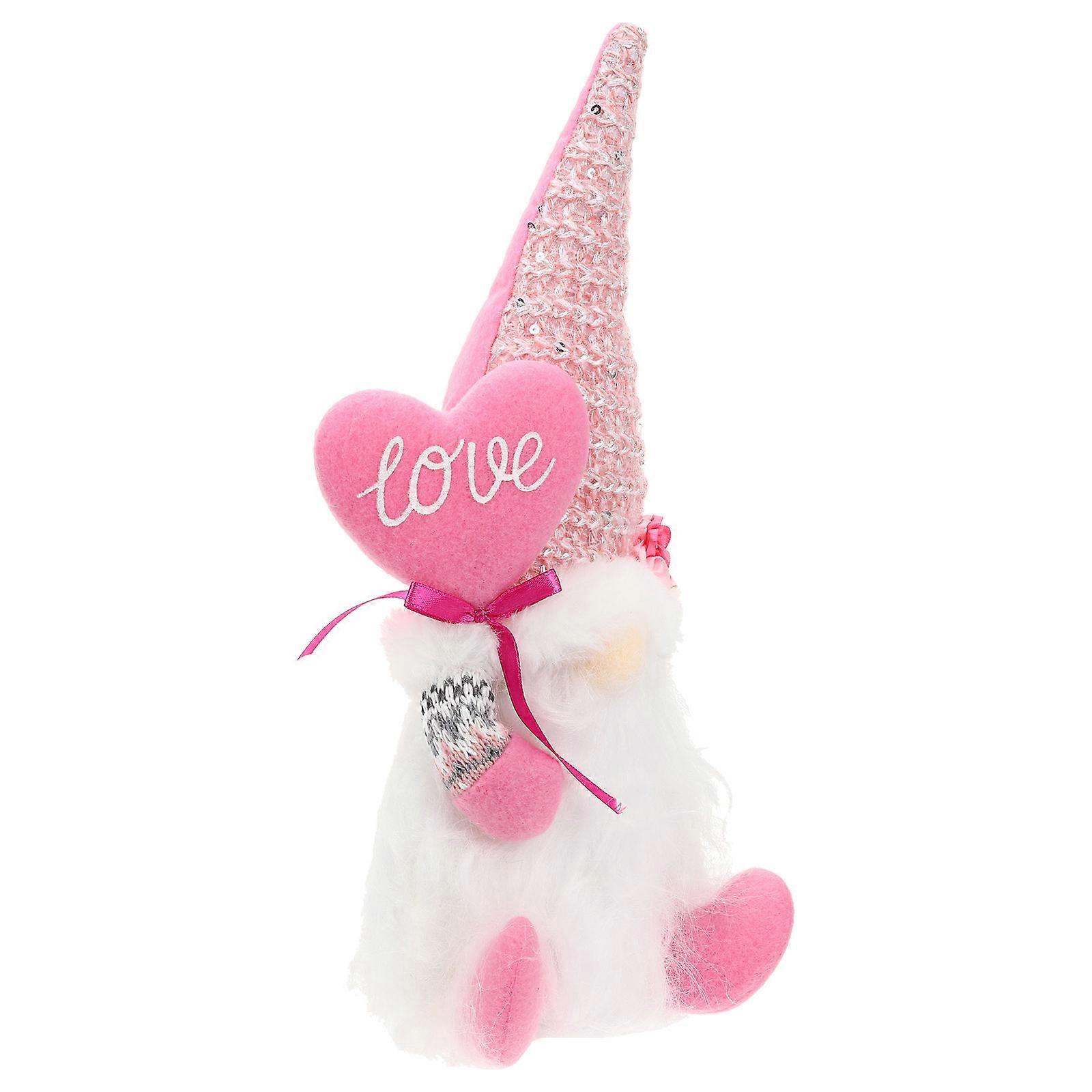 Home Use Gnome Doll Photo Prop Lint Material 30x12cm Simple Design 1Pack