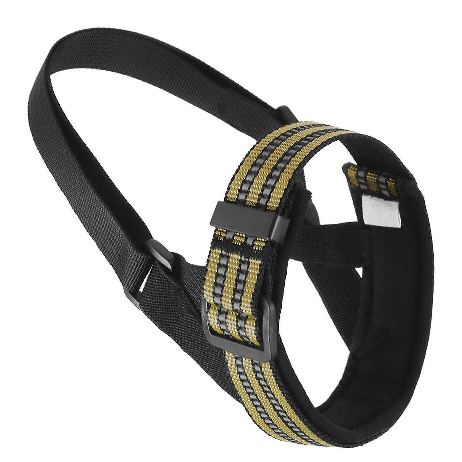 Dog Muzzle Reflective Nylon Safety Muzzle for Medium Large Breeds, Adjustable Design with Comfortable Fit