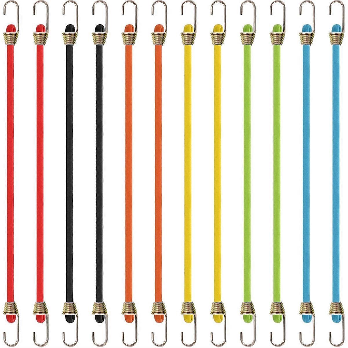 10 Inch Tensioning Rubber Straps,with Hooks Connectable