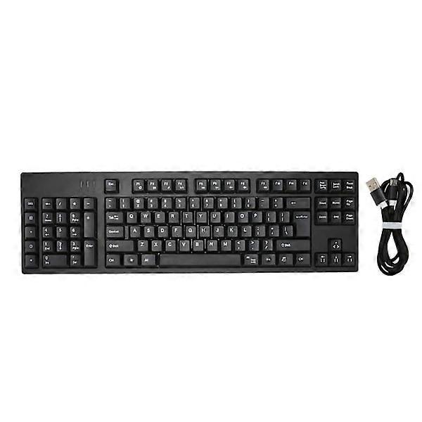 Left-handed keyboard 109 keys Micro USB ergonomic layout Plug and Play office keyboard