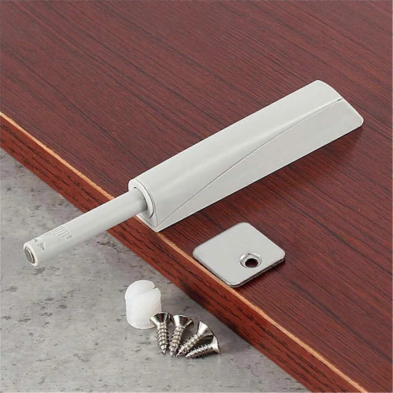Schranktür Türschließer Push-Type Feder Mechanismus Magnetisch Invisible Magnet Door Closure Silver 1 Stück