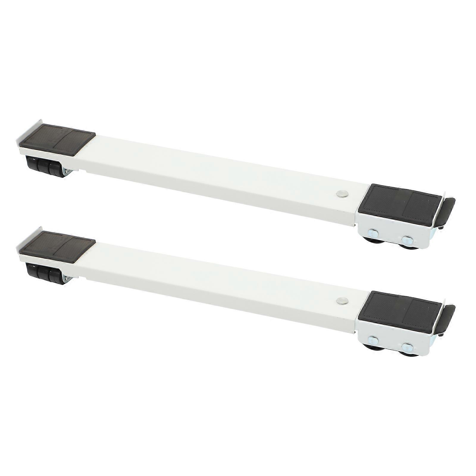 Washing Machine Stand With Wheels 1 Set For Home Renovation Adjustable Length 45-70cm Easy Moving