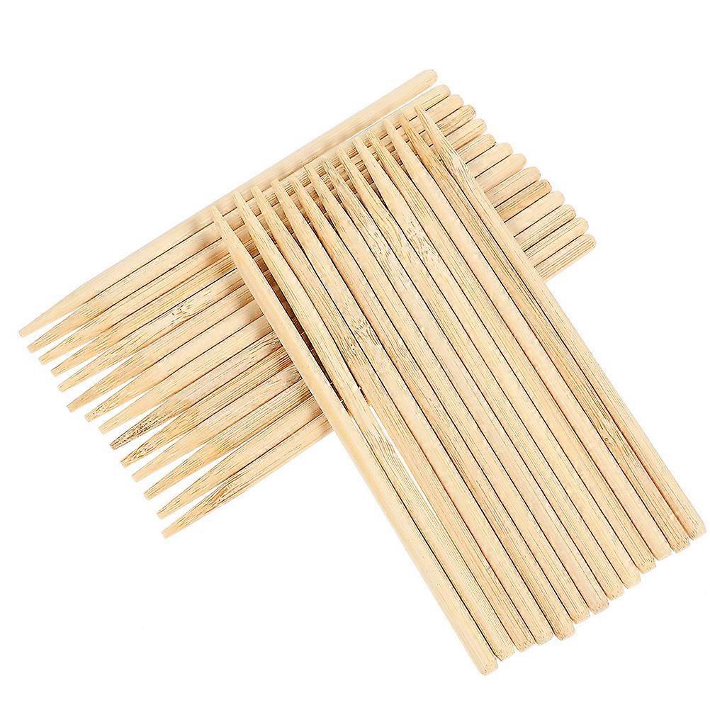 Wooden Stylus Sticks for Scratch Paper Drawing Simple and Easy to Use Double Ended Design Khaki 100 pcs