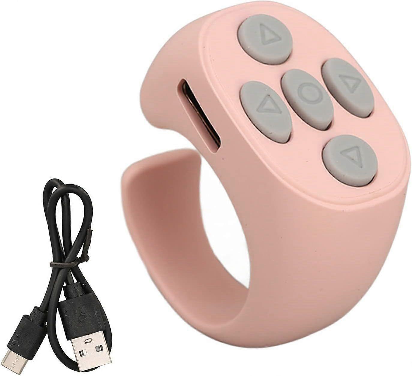 2025 Newest Bluetooth Remote Control Page Turner for E-books, Rechargeable Smart