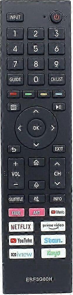 ERF3G80H For Hisense Smart IR TV Remote Control A7G U7G Series 85A7G 43A7HAU