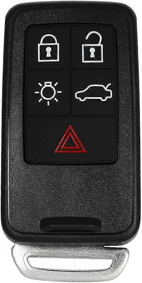 Keyless Entry Remote Key Fob SHELL CASE Replacement for 5 Buttons Uncut Car Key