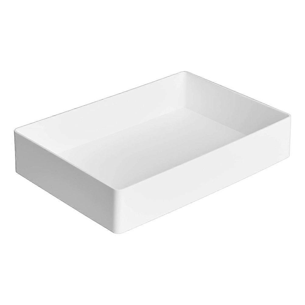 White PP Material Laboratory Storage Tray for Organizing Small Supplies in Pc