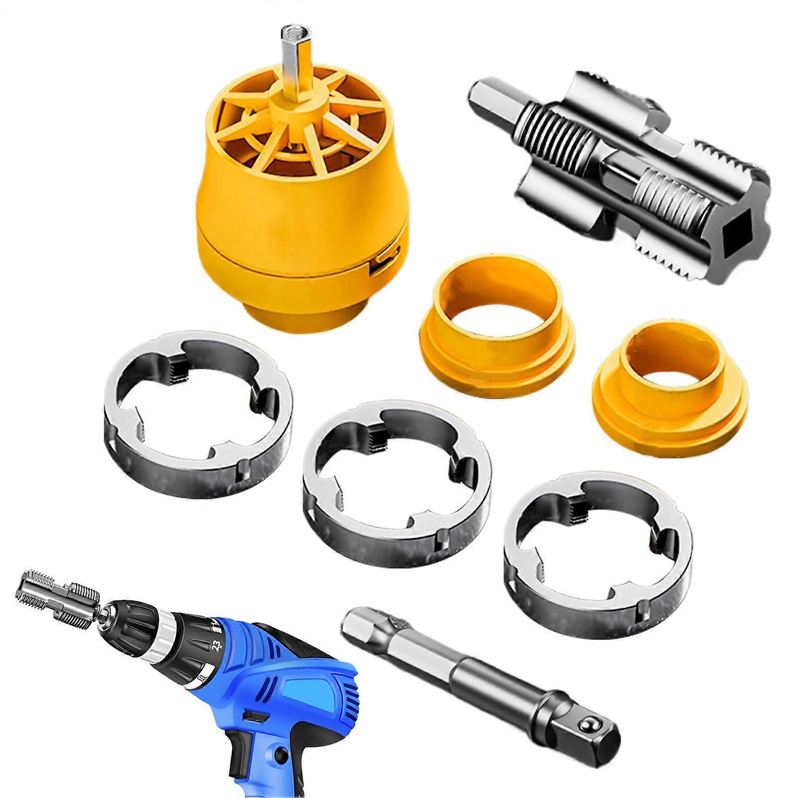 Pipe threading tool, threader tool, home plumbing   professional tool set for automotive and industrial maintenance