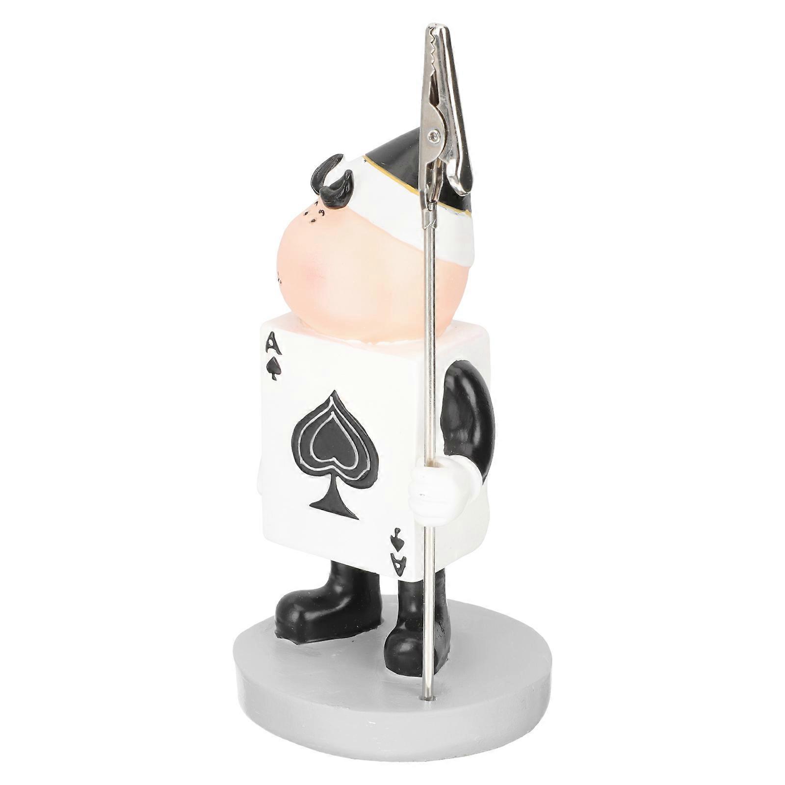 Card Shaped Note Clip Stand For Adults With Strong Resin Material 12X6Cm 1Pcs