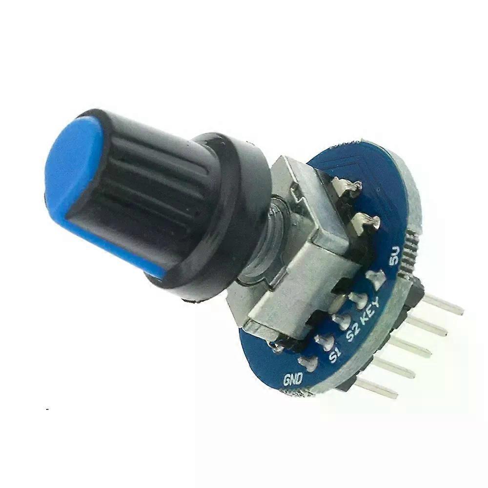 Rotary Encoder Module for Arduino Brick Sensor Development Round Audio Rotating Potentiometer Knob Cap EC11