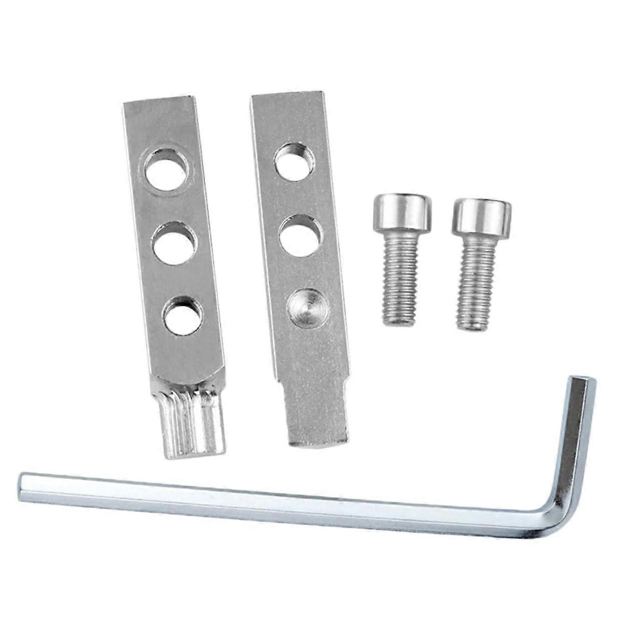 1 Set Broken Tap Extractor, Multifunctional Broken Bolt Extractor, Screw Extractor, Steel, Silver