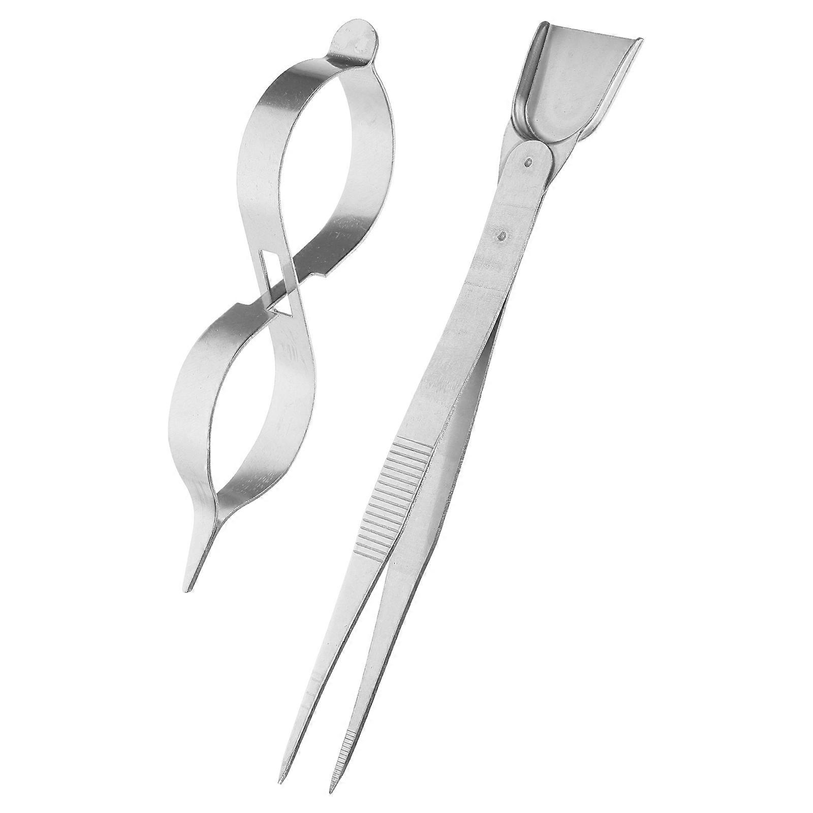 1 Set Metal Tweezers for Jewelry Making Practical and Multipurpose