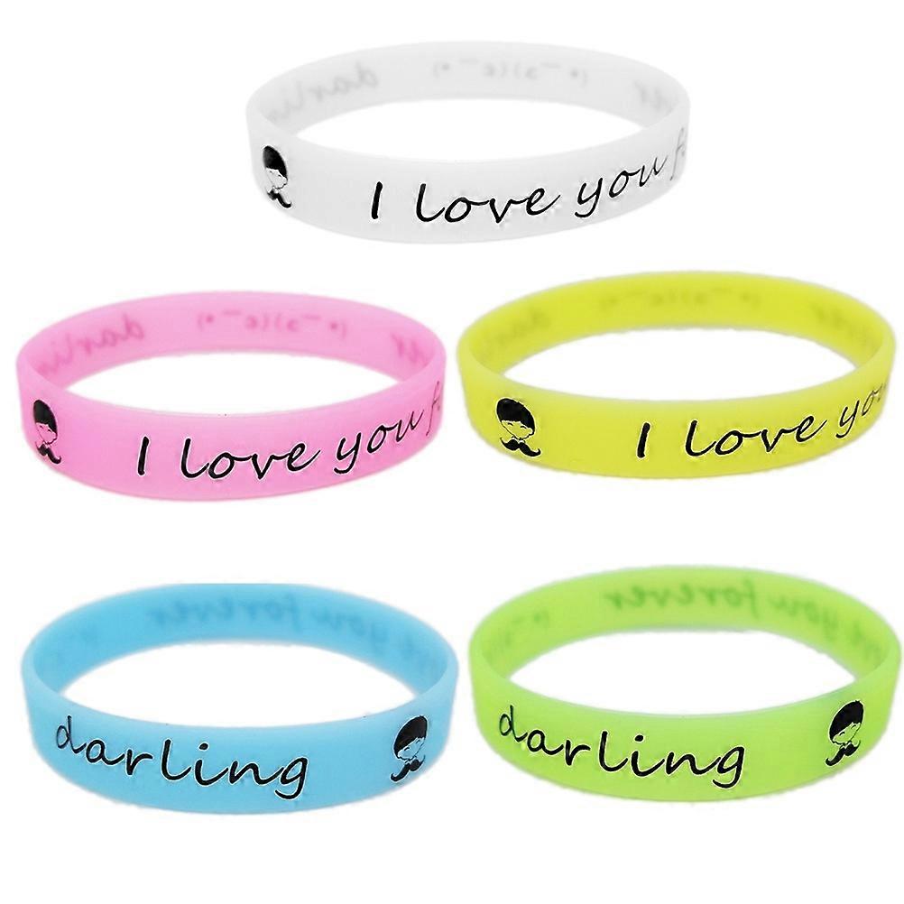 25Pcs Bright Mixed Colors Luminous Wristbands for Parties and Events Ideal for Children Premium Silicone Material