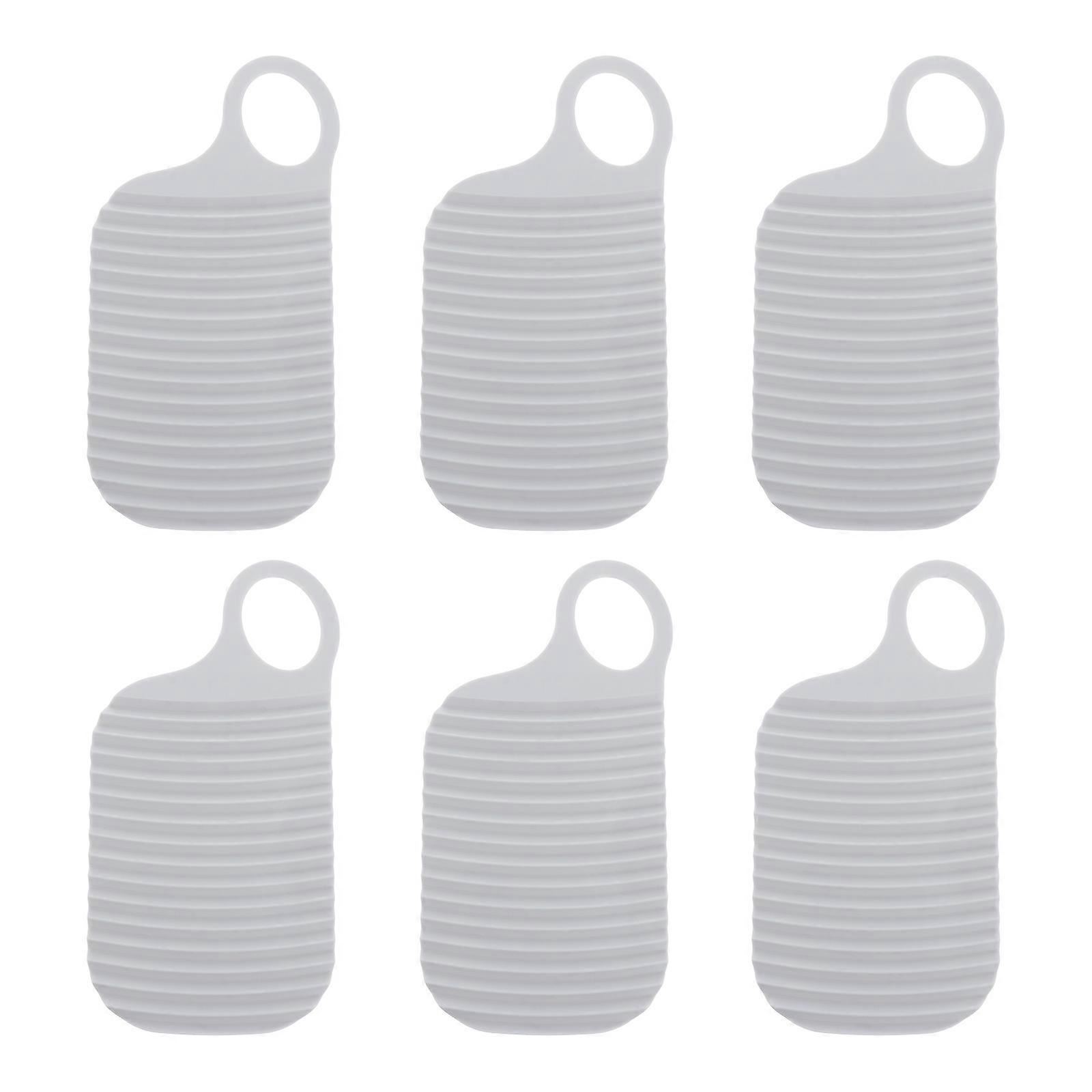 Here's a polished product description for your **6pcs Portable Washboards**:
**6pcs Portable Washboards – Double Sided Laundry Tool for Hand