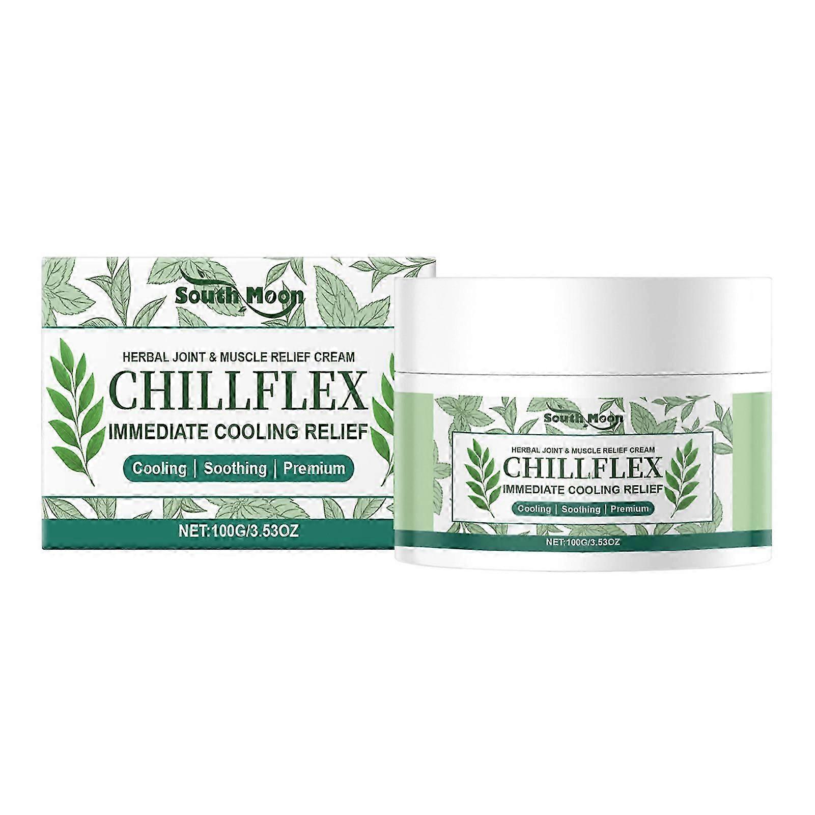 instant cooling cream with menthol for travel and home