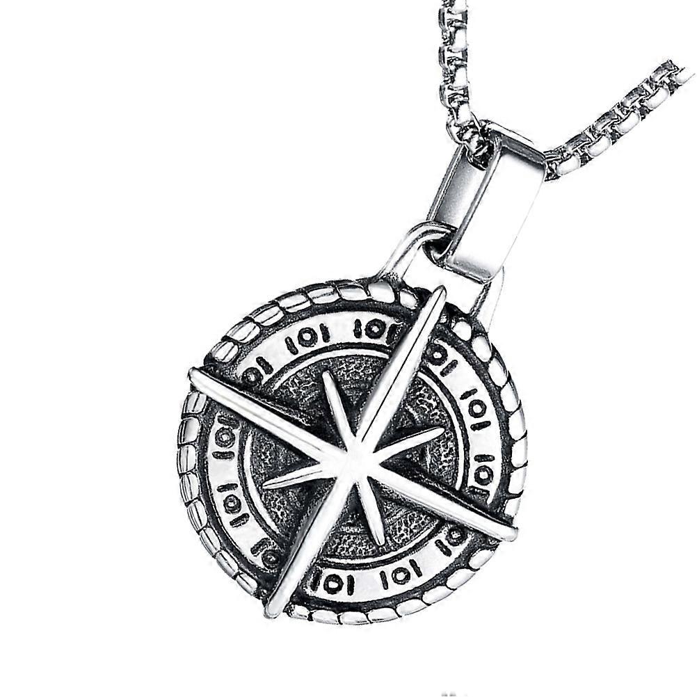 Compass Shaped Pendant Necklaces for Men, and Eye Catching
