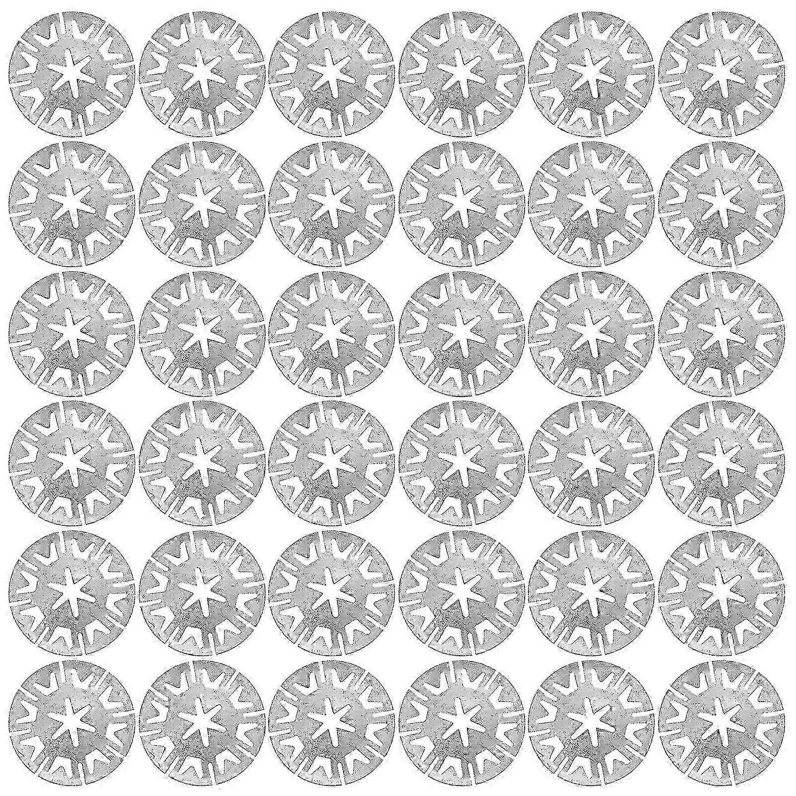 100 قطعة مشابك درع حراري متينة 3x3x0.5 سم فضي للحماية من الحرارة