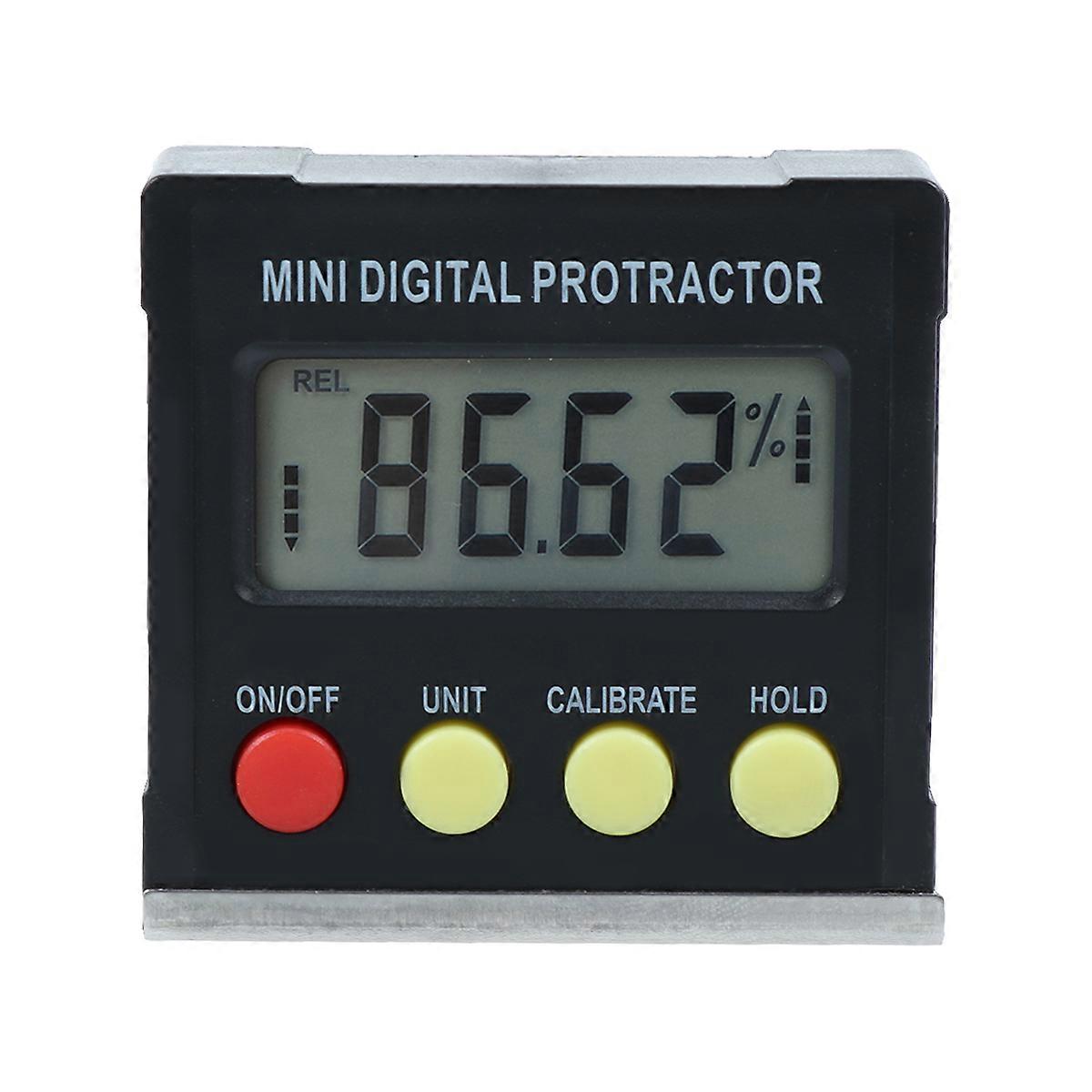 Digital Display Goniometer Tilt Gauge For Woodworking And Construction 5.8X5.7Cm Accurate Leveling Device 1Pcs