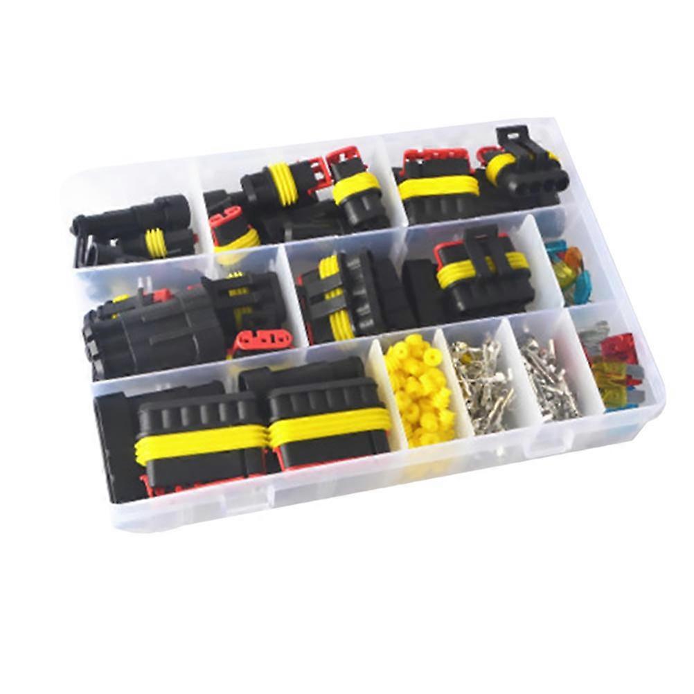 Automotive Waterproof Connector Plug Set 240Pcs Ideal For Tool Box Use Featuring Safe Connection