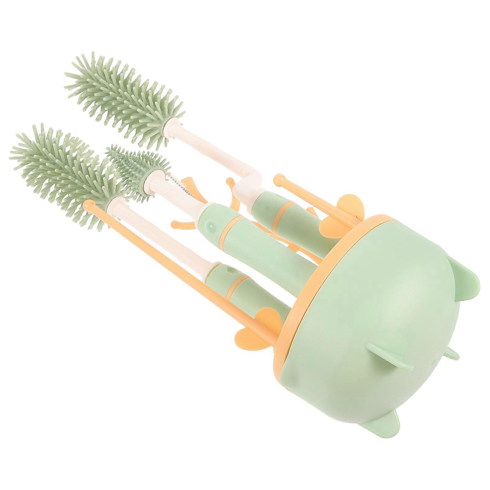 1 Set of Bottle Cleaning with Stand Including Straw and Pacifier