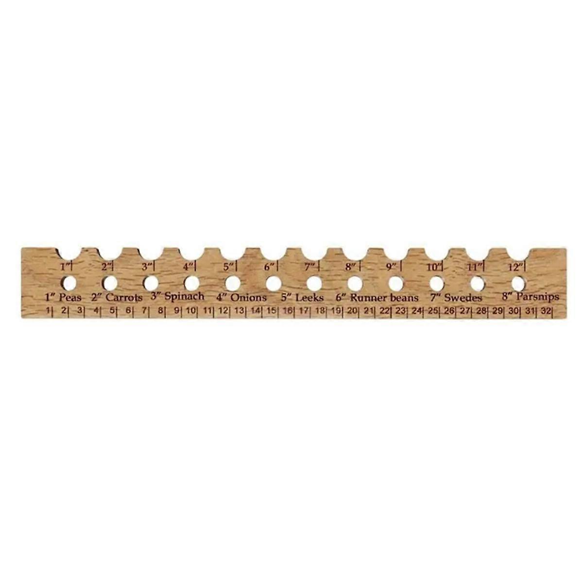 New Wooden Ruler Planting Ruler Planting Distance Ruler Wooden Gardening Tools Wooden Planting Spacer