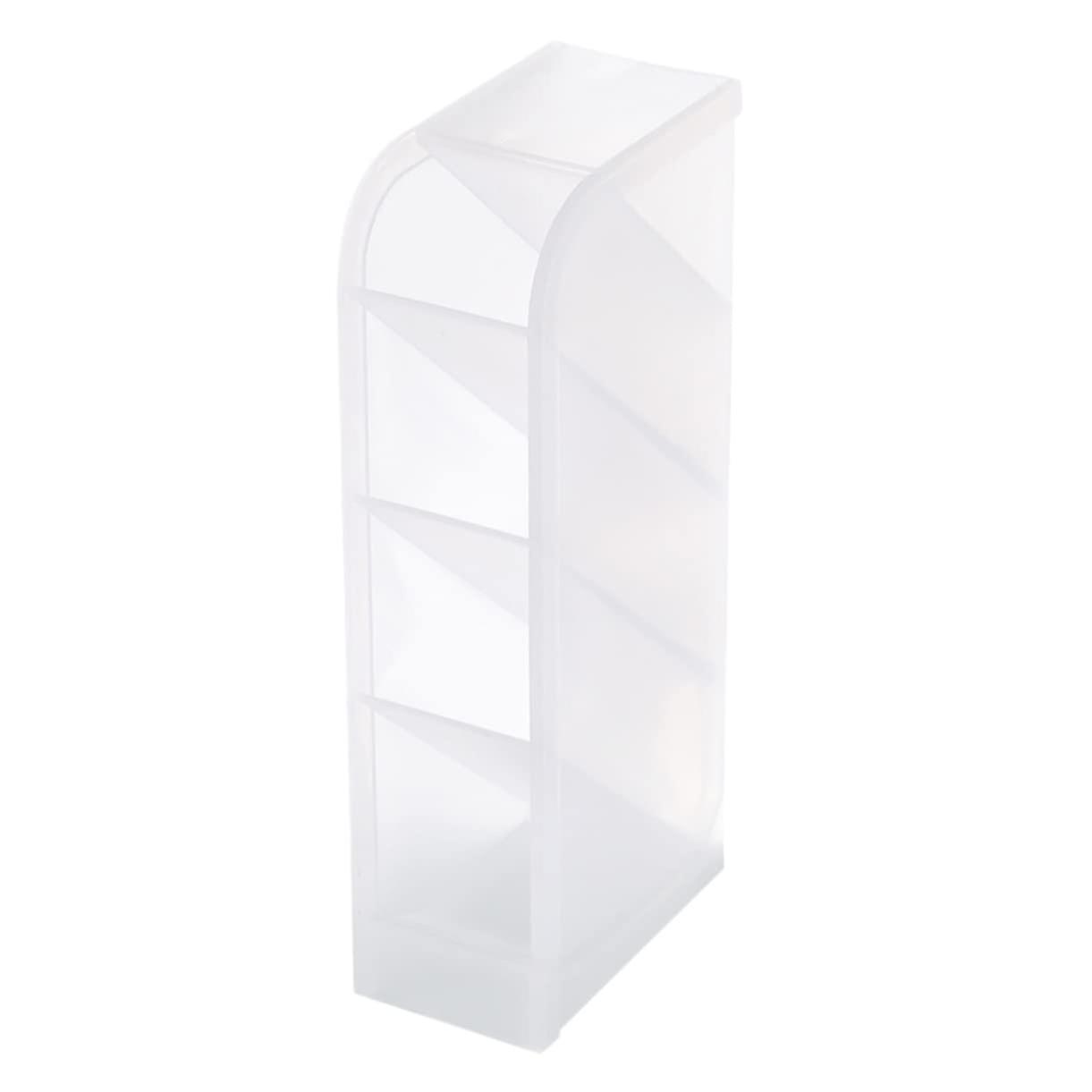 Transparent Desktop Organizer With Compartments - Clear Acrylic, Space-Saving, For Cosmetics, Stationery, And Socks