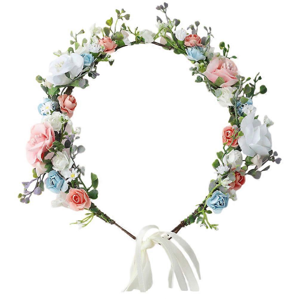 Fairy Headpiece for Decor with Cloth Material in Multi Color Perfect for Wedding and Special Occasions 6.5 inches