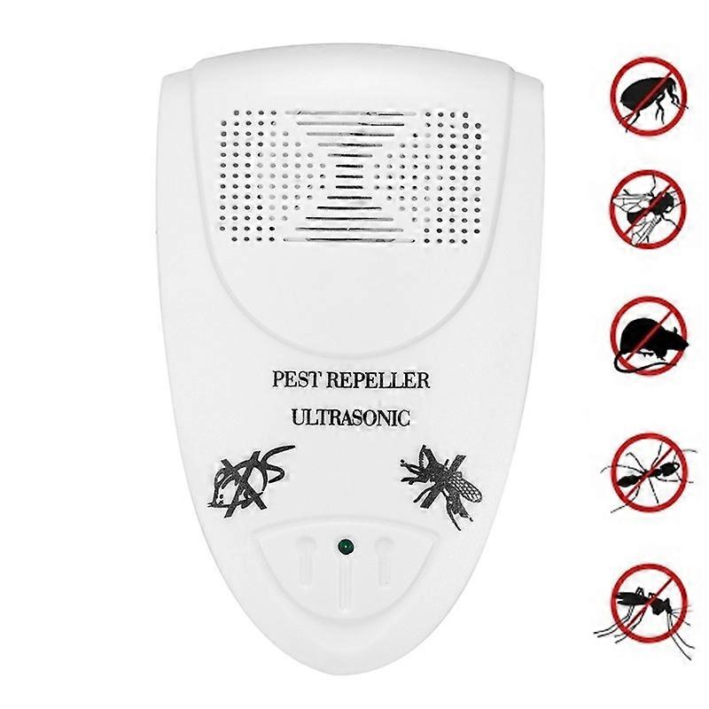 LI-3110 Ultrasonic Electronic Rat Repeller UK Plug(White)