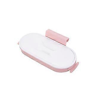 Plastic Garbage Bag Holder - Multifunction Scouring Pad Dryer (Blue/Pink, 2pcs)